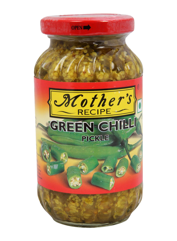 Mothers Recipe Green Chilli Pickle, 300g