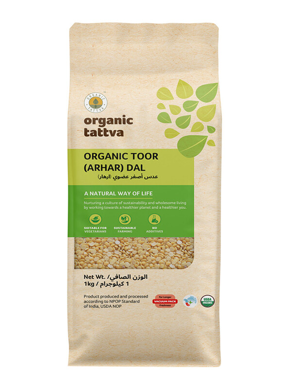 

Organic Tattva Organic Toor Arhar Dal, 1 Kg