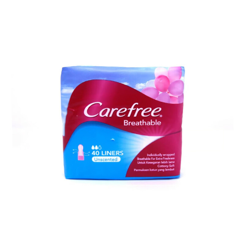 

Carefree Unscented Breathable, 40 Liners