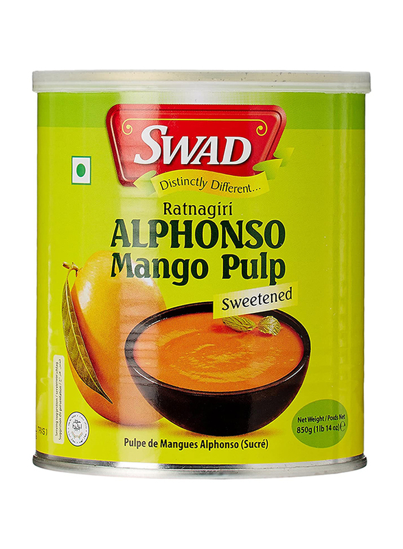 Swad Alphonso Mango Pulp Sweetened, 850g