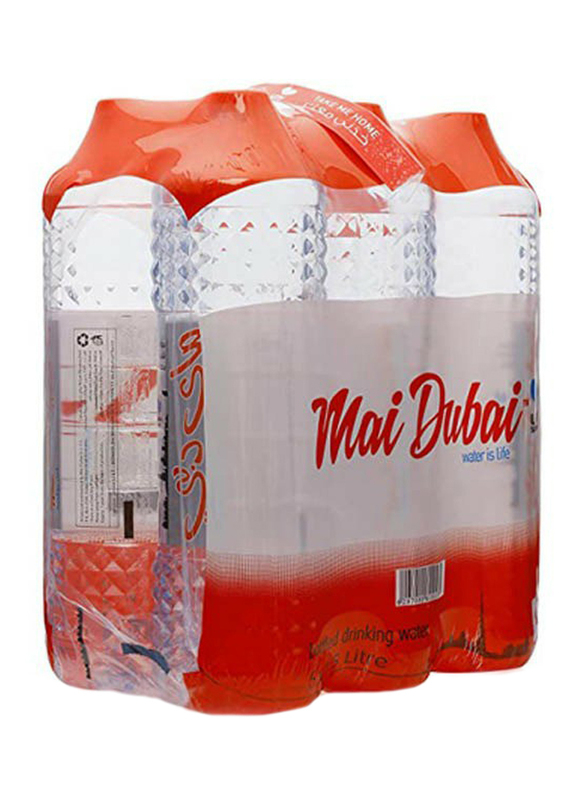 Mai Dubai Drinking Water, 6 Bottles x 1.5 Liter
