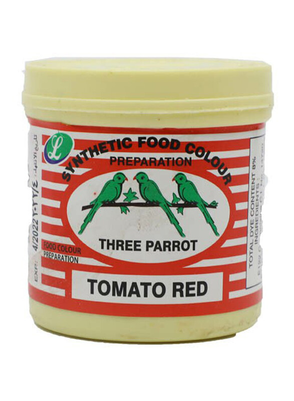 

Madhoor 3 Parrot Tomato Red Food Color, 100g