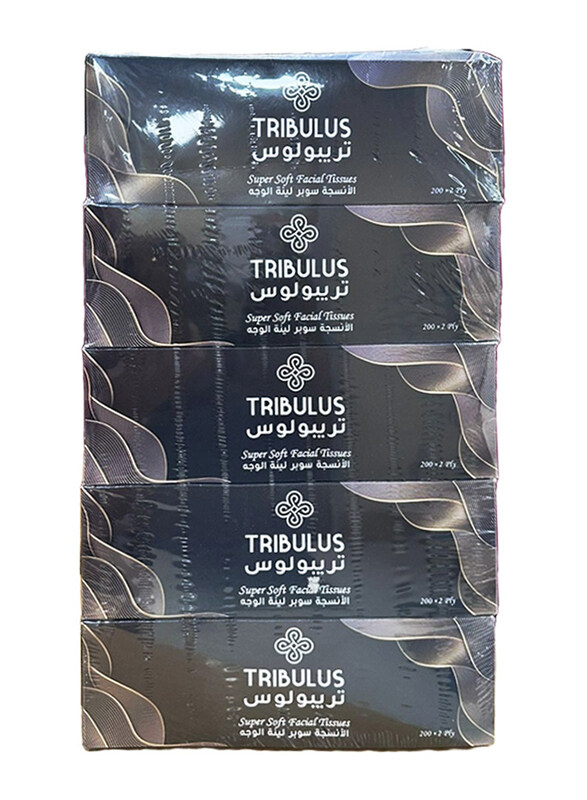 

Tribulus Facial Tissue, 2 Ply x 5 Boxes x 200 Pieces