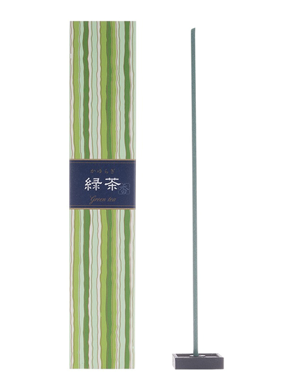 Nippon Kodo Kayuragi Green Tea Incense Sticks, 40 Sticks, Green