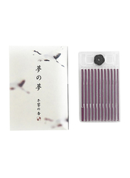 Nippon Kodo Yume-No-Yume (The Dream of Dreams) Winter Whooping Crane Incense Sticks, 12 Sticks, Purple
