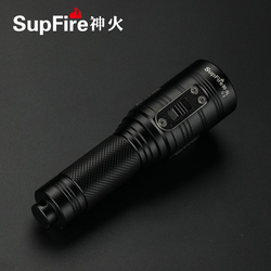 SupFire D3 Flashlight, Black