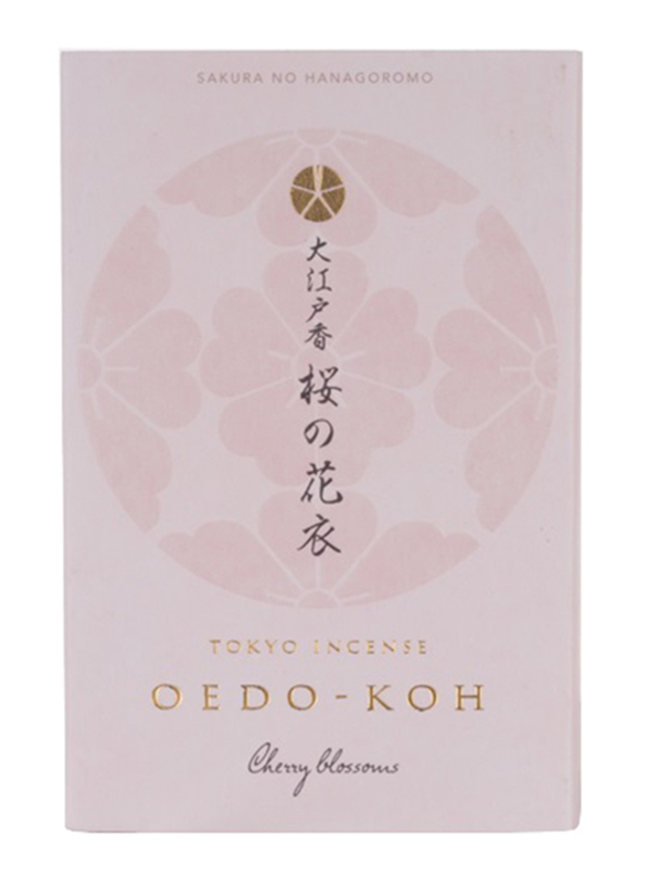 Nippon Kodo Oedo-Koh Cherry Blossoms Incense Sticks, 60 Sticks, Peach