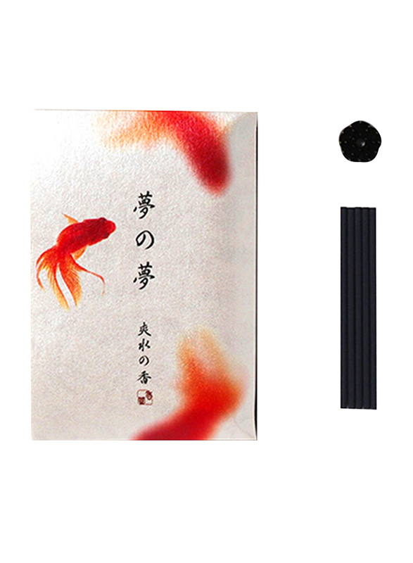 Nippon Kodo 2-Piece Yume-No-Yume (The Dream of Dreams) Goldfish Incense Gift Set, Dark Blue