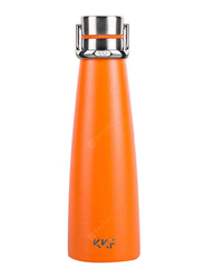Kiss Kiss Fish 475ml Temperature Display Smart Vacuum Flask Bottle, Orange