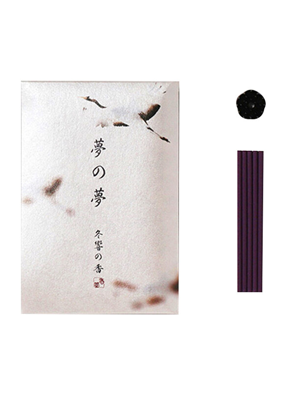 

Nippon Kodo 2-Piece Yume-No-Yume (The Dream of Dreams) Whooping Crane Incense Gift Set, Purple