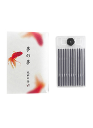 Nippon Kodo Yume-No-Yume (The Dream of Dreams) Summer Goldfish Incense Sticks, 12 Sticks, Black