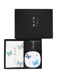 Nippon Kodo 2-Piece Yume-No-Yume (The Dream of Dreams) Butterfly Incense Gift Set, Blue