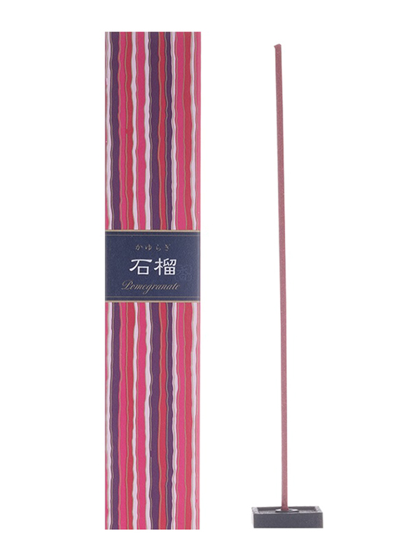 Nippon Kodo Kayuragi Pomegranate Incense Sticks, 40 Sticks, Red