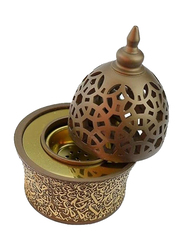 Intense Oud Calligraphy Style Closed Incense Burner, Coffee