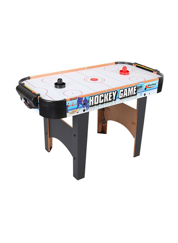 Huangguan Electronic Air Hockey Game with Plastic Mallet Pusher 39.9", Multicolour
