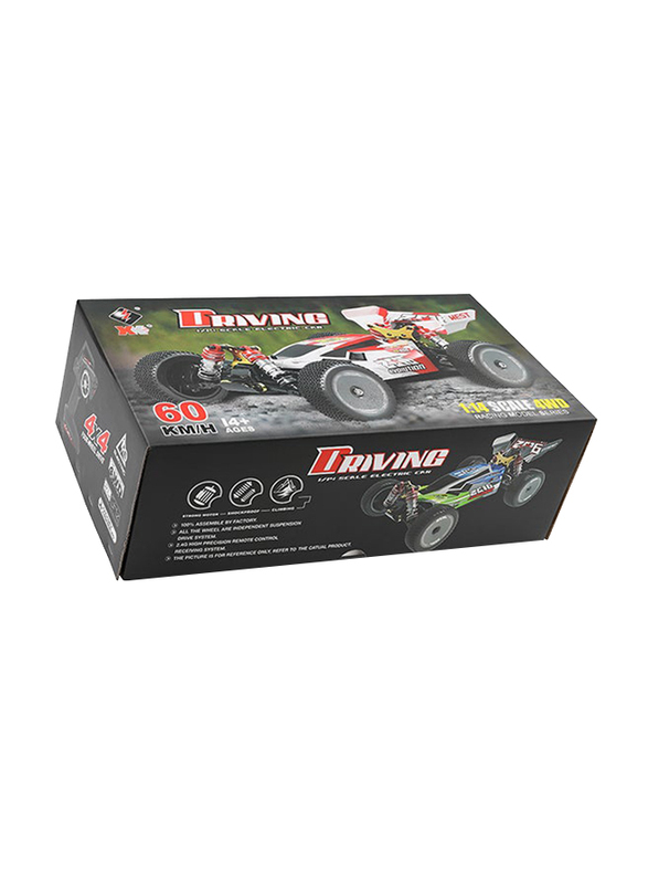 WL Toys Remote Control RTR High Speed Off-Road Drift Buggy Car, 41.5cm,, RM12413GR-L, Age 5+, Multicolour