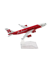 Air Asia Aircraft Diecast Metal Airplane Model, Ages 3+