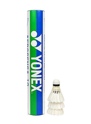 Yonex Aerosensa 30 Feather Shuttlecock, 12 Piece, YNX-447, White