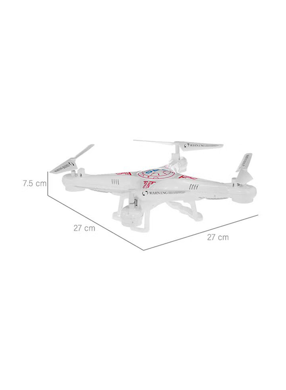 X5C 3D Flip One Key Return Remote Controlled Drone Combo 2.4G, White