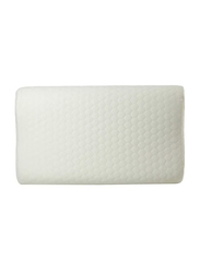 Zest Protective Orthopaedic Contour Memory Foam Pillow, 60 x 36 x 10cm, White