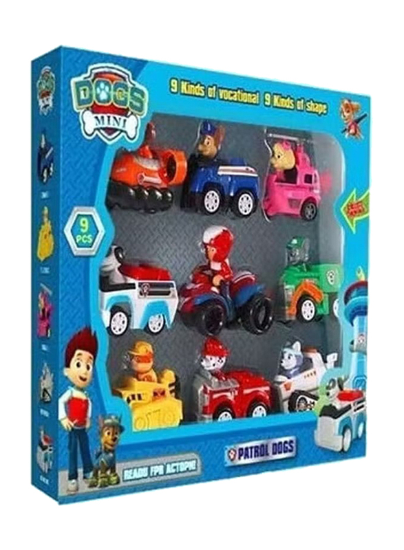 Paw Patrol Snow Slide Toys Set, 9 Pieces, Ages 3+