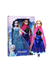 Disney Frozen Princess Elsa & Anna Frozen Doll Se for Girls, 2 Pieces, Ages 3+