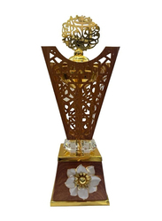 Oud Burner Incense Holder for Home & Mosque, Rose Gold