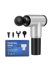 Multi Usage Facial Gun Body Massager, Silver