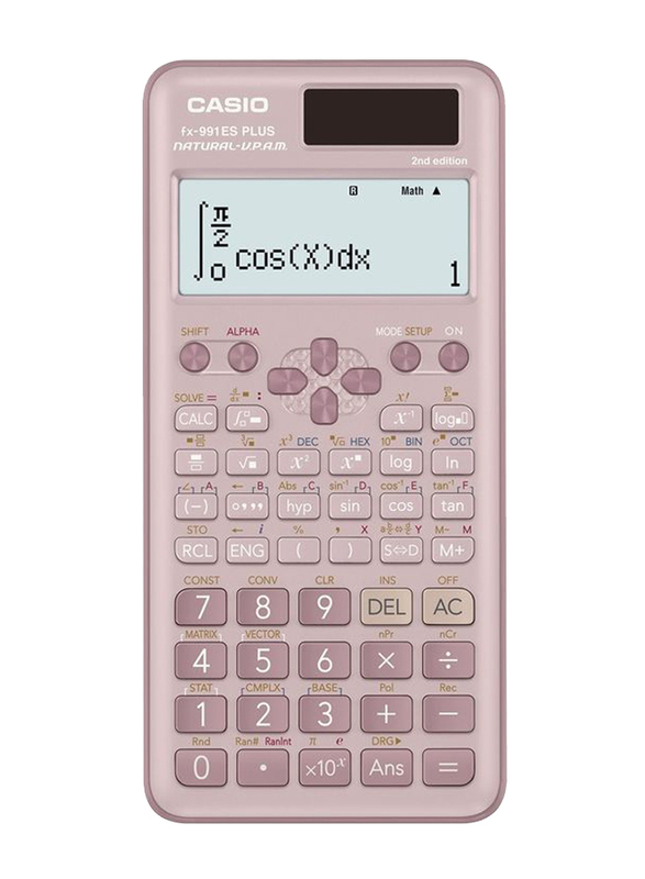 Casio 2nd Edition Scientific Calculator, Fx-991Es Plus, Pink