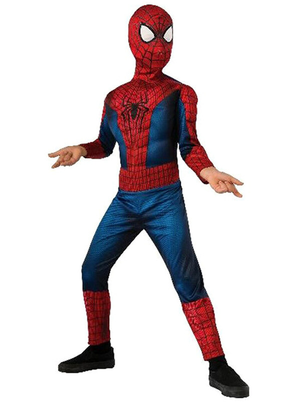 

Rubie's Spider-Man Homecoming Deluxe Costume, Medium, Age 4+, Red/Blue