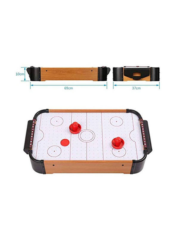 Indoor Outdoor Steady Durable Encouraging Wooden Hockey Game Toy Set for Kids 20", Multicolour
