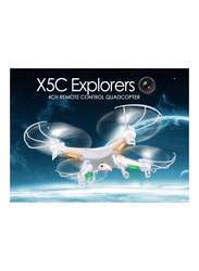 Syma X5C Remote Controlled Drone Combo 2MP, White