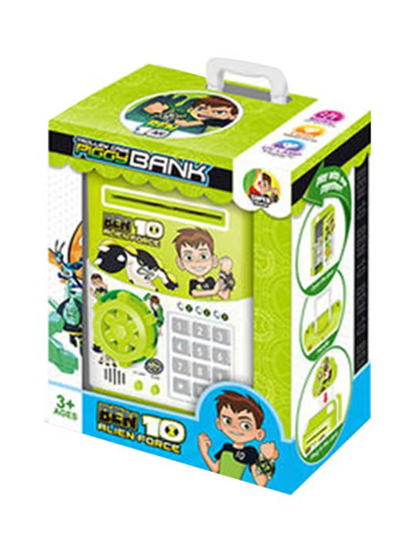 Ben 10 Green Piggy Bank, Ages 3+