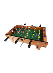 Foosball Table Top Soccer Game, Brown/Dark Green