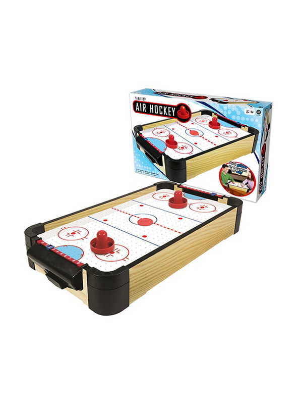 Ambassador Wood Tabletop Air Hockey Game 22.4", Multicolour