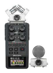 Zoom H6 Handy Recorder with Interchangeable Microphone System, Black