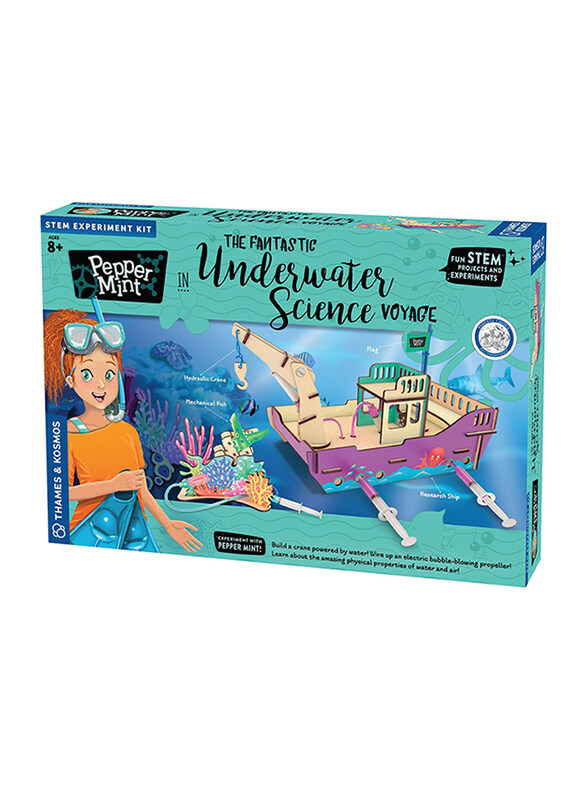 

Thames & Kosmos Pepper Mint in The Fantastic Underwater Science Voyage Stem Experiment Kit, Ages 8+