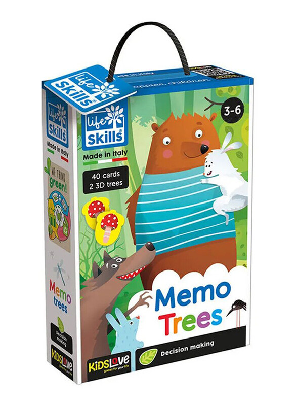 

Kids Love Life Skills Memo Trees Toy, Ages 3+, Multicolour