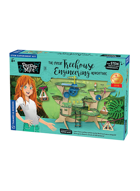 

Thames & Kosmos Pepper Mint in The Great Tree House Engineering Adventure Stem Experiment Kit, Ages 8+