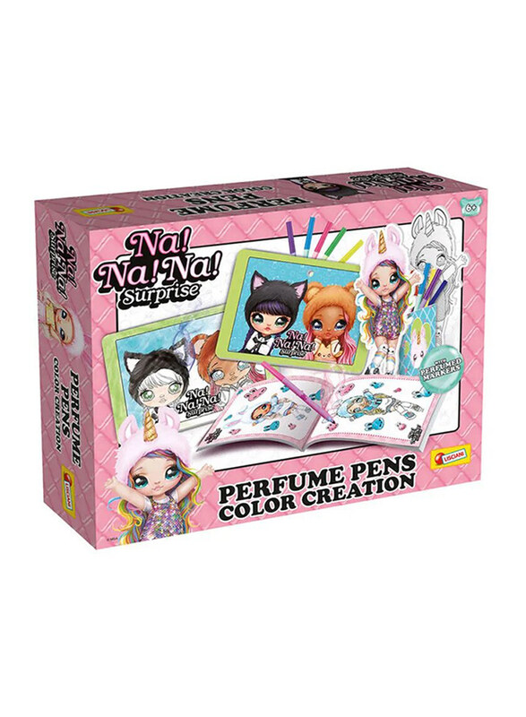 

Na! Na! Na! Surprise Create and Colour with Perfumed Pens, Ages 6+, Multicolour