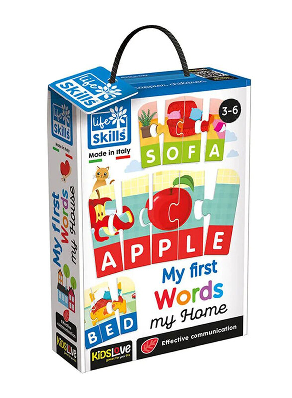 

Kids Love Life Skills My First Words My Home Puzzle, Ages 3+, Multicolour