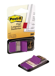3M Post-It Flags Sticky Notes, 2.54 x 4.32cm, 50 Sheets, Purple