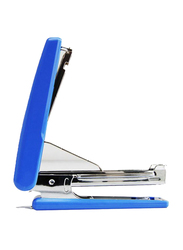 Deli Mini Desktop Stapler, Blue/Silver