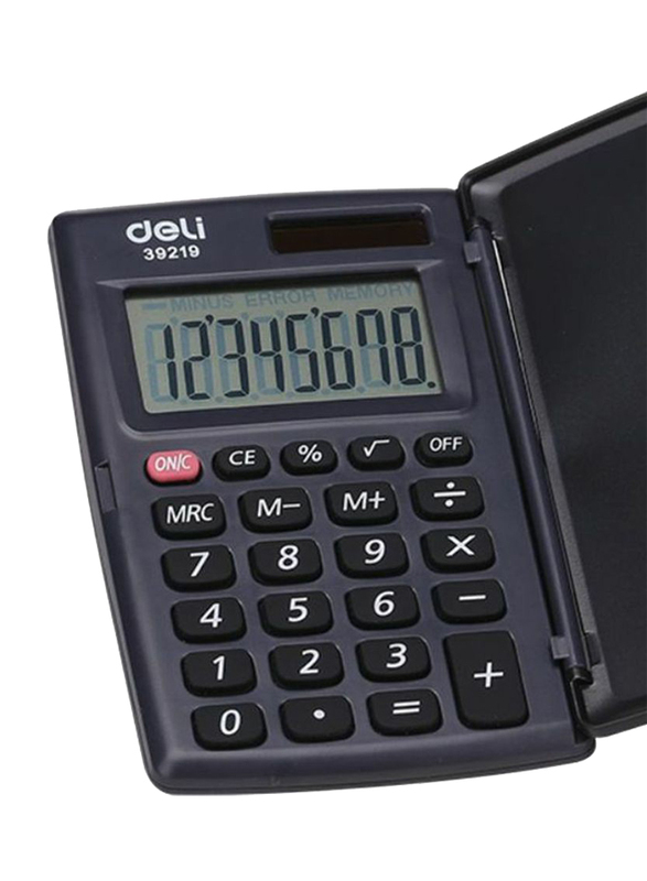 Deli Packet Basic Calculator, Black