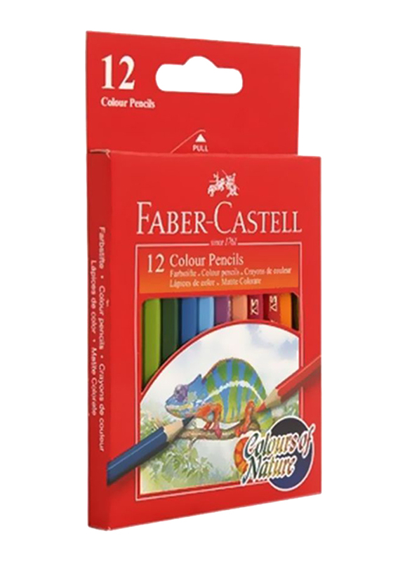 Faber-Castell 12-Piece Small Color Pencils Set, Multicolor
