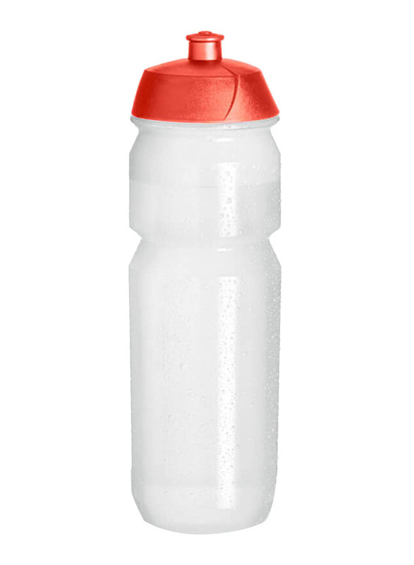 Tacx 750ml Cycling Water Bottle with Leak Proof Spout, Red