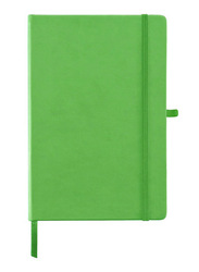 جيفتولوجي دفتر ملاحظات بغلاف مقوى ناعم الملمس مع قلم ، 192 ورقة ، 70 جي إس إم ، مقاس A5 ، أخضر