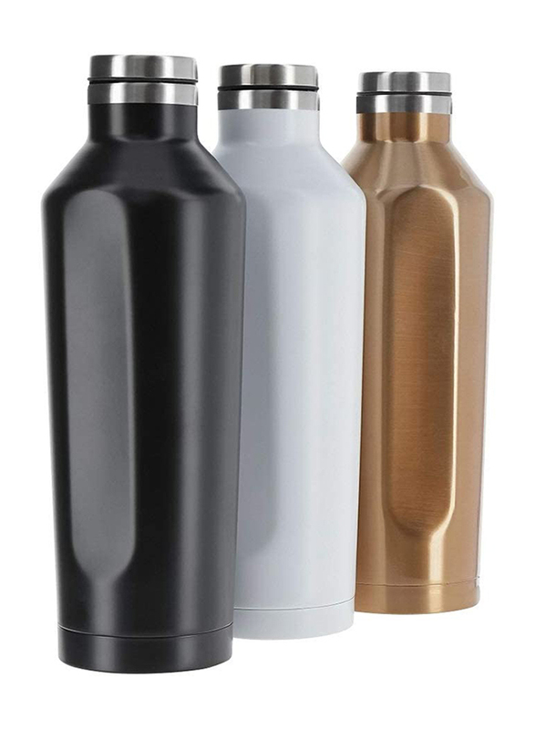 Hans Larsen 450ml Stainless Steel Vacuum Water Bottle, Copper