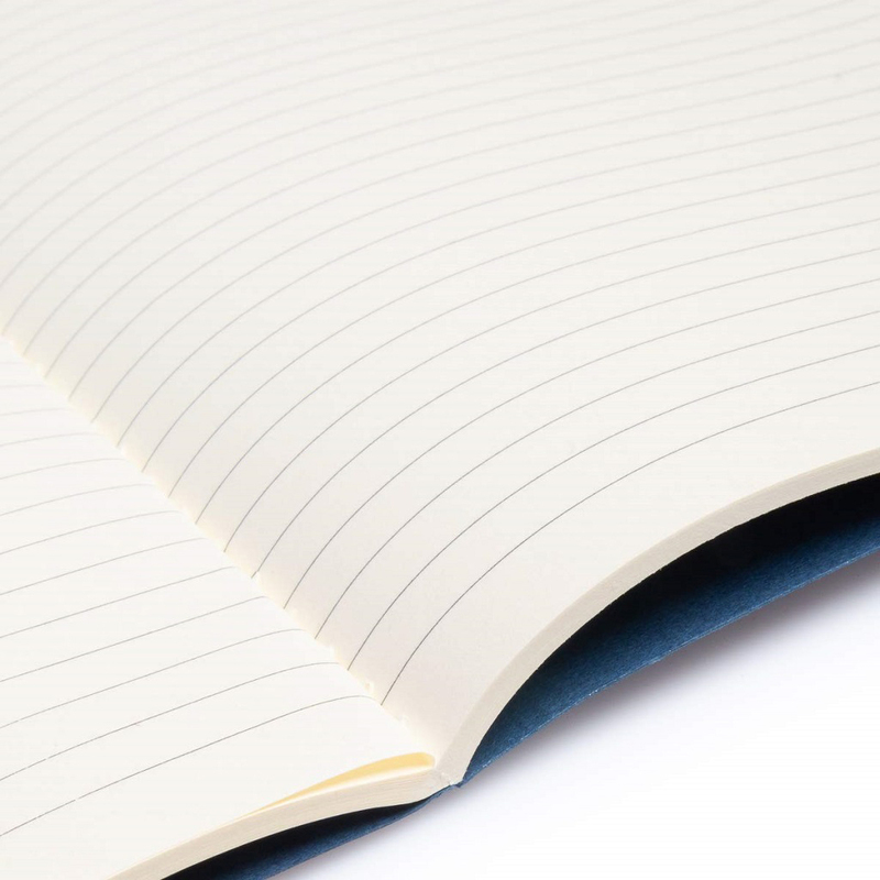 Giftology Classic Blank Journals Notebook Bulk, Plain, 30 Sheets, A5 Size, Navy Blue