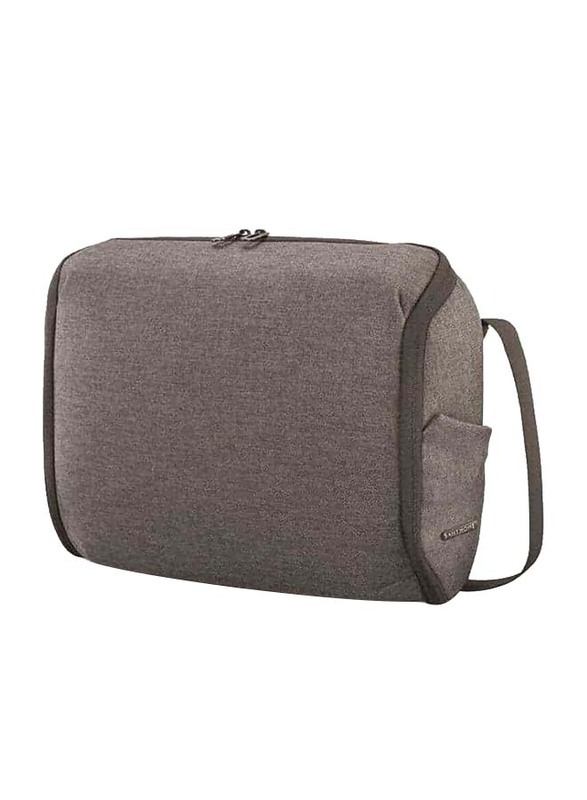 Santhome Ronde Water Resistant Messenger Bag Unisex, Grey